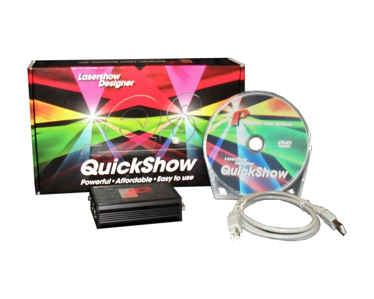 LASPQSS - Laserworld Pangolin Quickshow Set Inc FB3 I or Face for ILDA and USB Cable Image 1