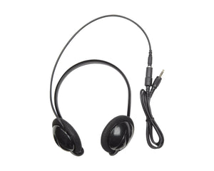 LISLA403 - Listen Technologies LA 403 Universal Behind the Head Stereo Headphones Male 3.5mm TRS Image 1