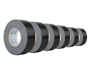 LMKCTME50BK6 - Le Mark MagTape XTRA GLOSS Gaffer or Duct Tape 50mmx50m BLACK *6 PACK* Image 1