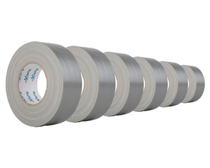 LMKCTME50S6 - Le Mark MagTape XTRA GLOSS Gaffer or Duct Tape 50mmx50m SILVER *6 PACK* Image 1