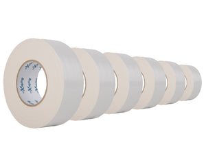 LMKCTME50W6 - Le Mark MagTape XTRA GLOSS Gaffer or Duct Tape 50mmx50m WHITE *6 PACK* Image 1