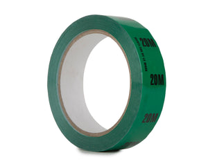 LMKIDT25G20 - Le Mark Identi Tak Cable Length ID Tape 24mm x 33m 20M Green Image 1
