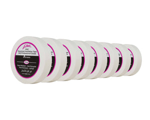 LMKPVCT19W8 - Le Mark PVC Electrical Insulation Tape 19mm x 33m WHITE *8 PACK* Image 1