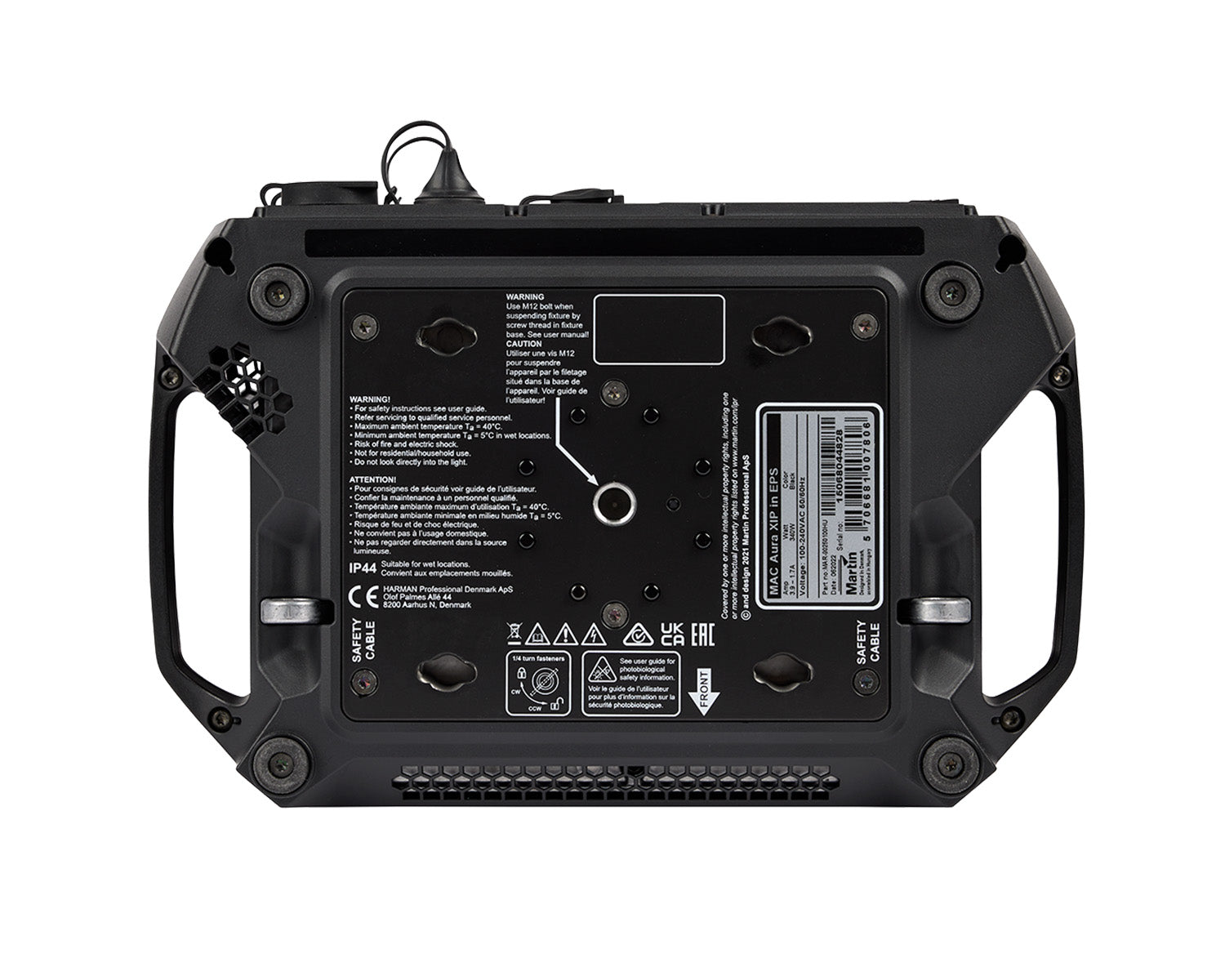 MAR1914 - Martin Professional MAC Aura XIP Moving Head 7x60W Wash or 12x4W Aura RGBW LEDs IP44 Image 10