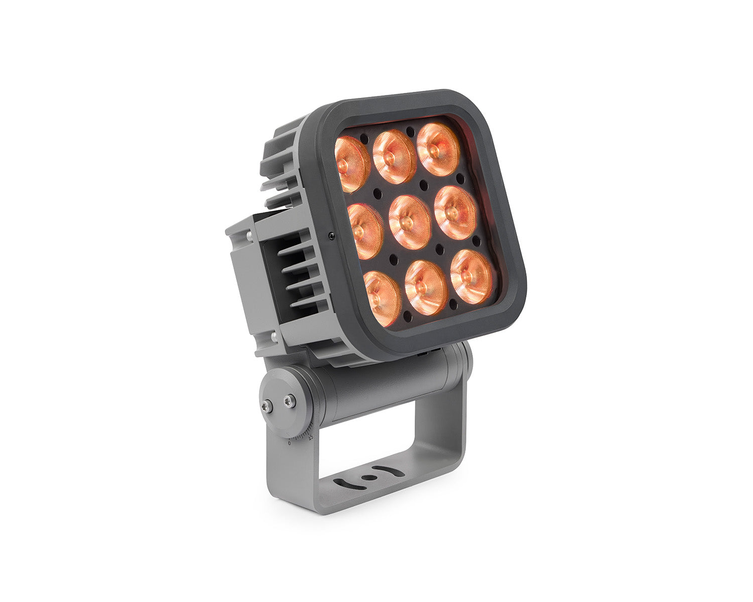 MAR1971 - Martin Professional Exterior Wash Pro M QUAD 9xRGBW LEDs Aluminium IP66 Grey Image 1