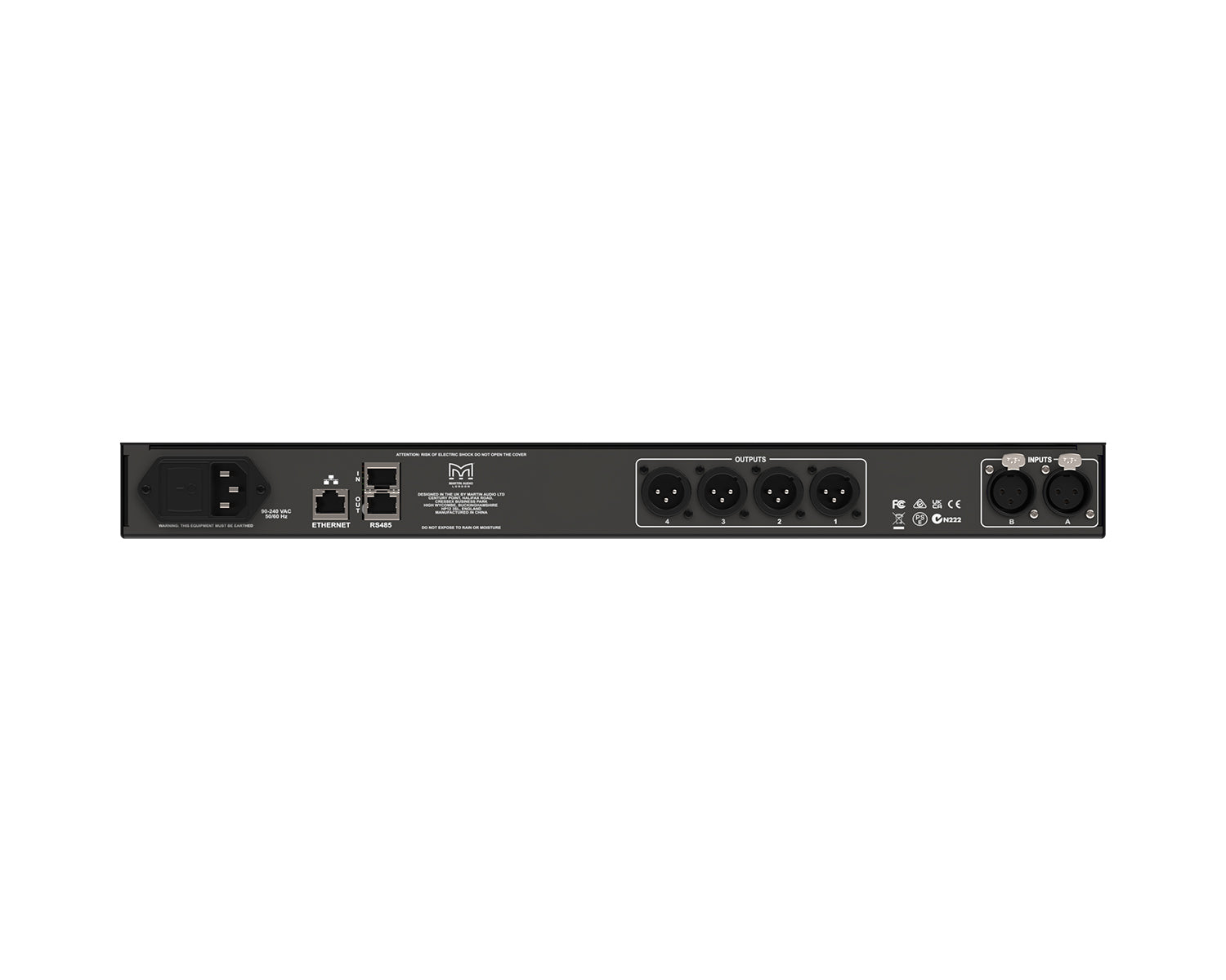 MAUDX04 - Martin Audio DX0.4 Networked Loudspeaker Management System 2 IN or 4 OUT Image 3