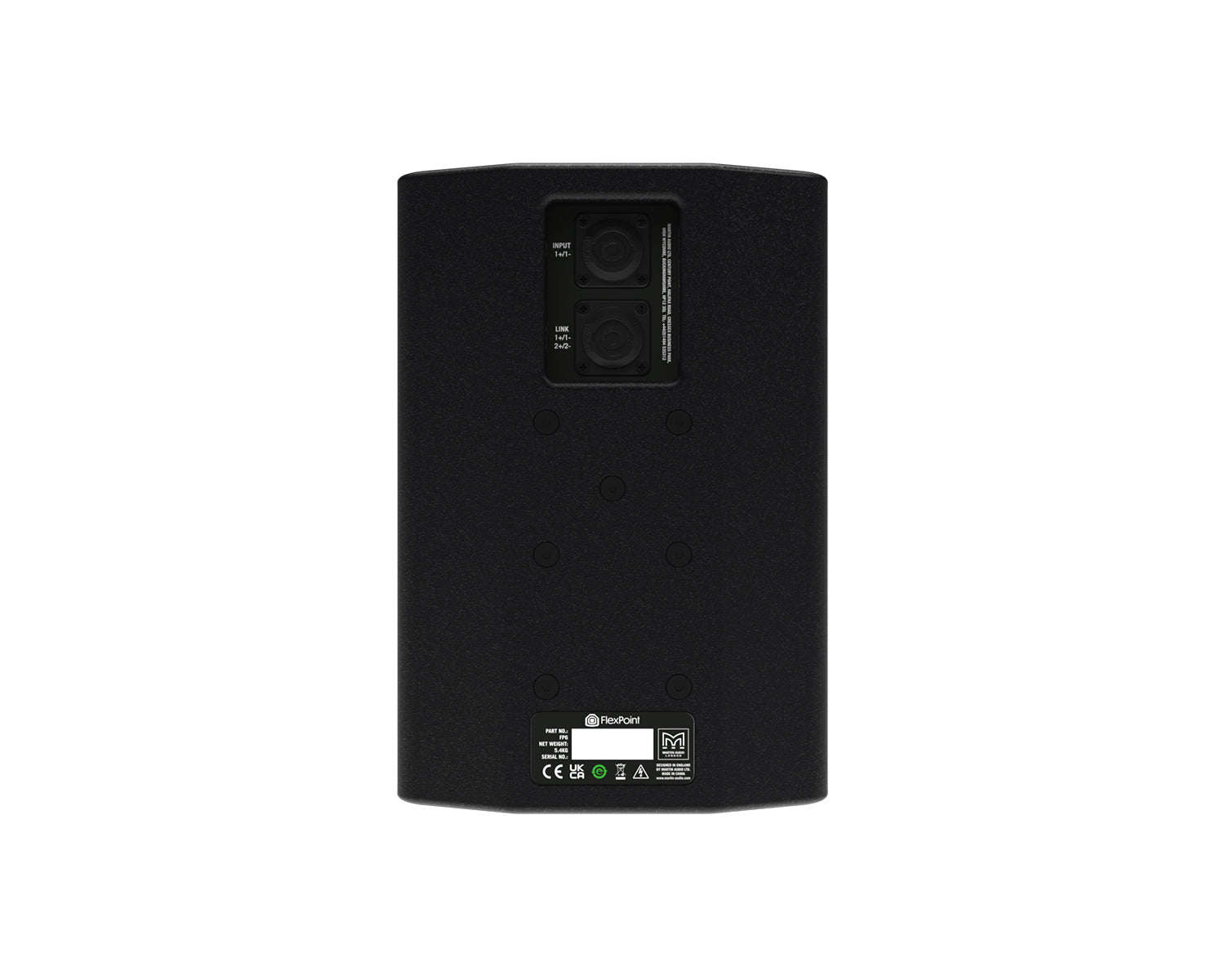 MAUFP6 - Martin Audio FlexPoint FP6 6inch 2 Way Install or Portable Coaxial Speaker Black Image 3