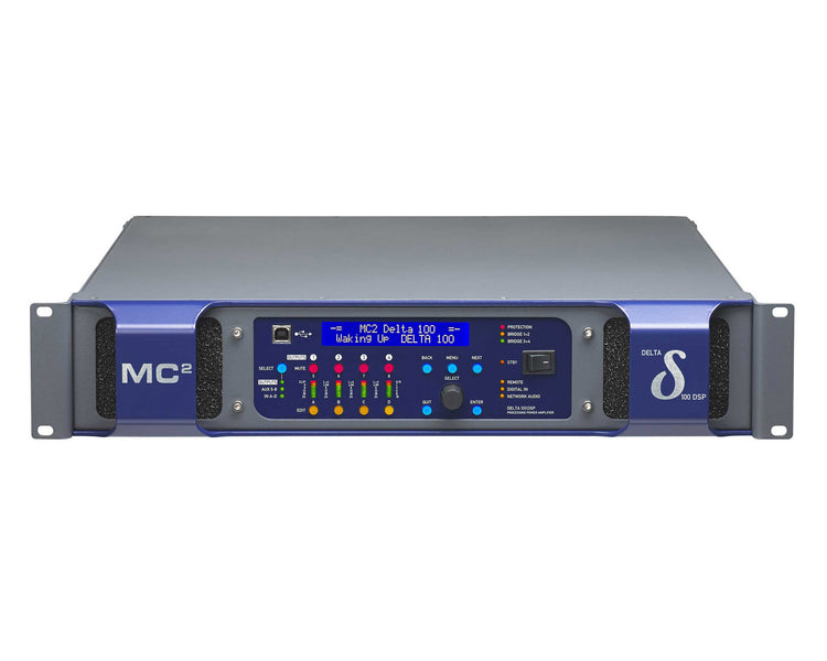 MC2D100DSPD - MC2 Audio Delta 100 Power Amp with DSP & Dante 4x2700W @ 4ohm Image 1