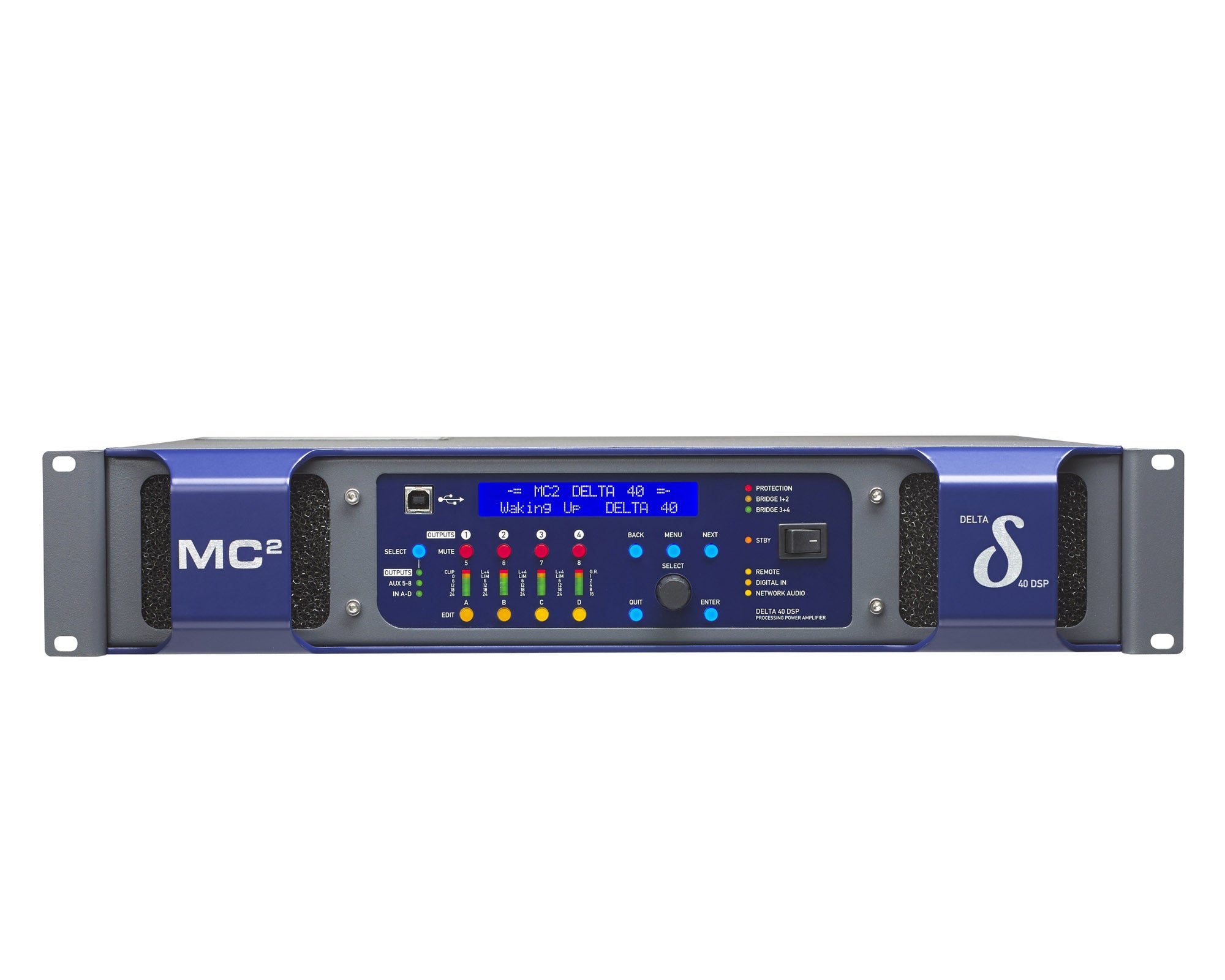 MC2D40DSP - MC2 Audio Delta 40 Power Amp with DSP 4x1000W @ 4ohm Image 1