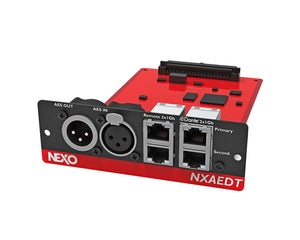 NEXAEDT - NEXO AEDT Dante and AES Extension Card for NXAMPMK2 Amp or Controller Image 1