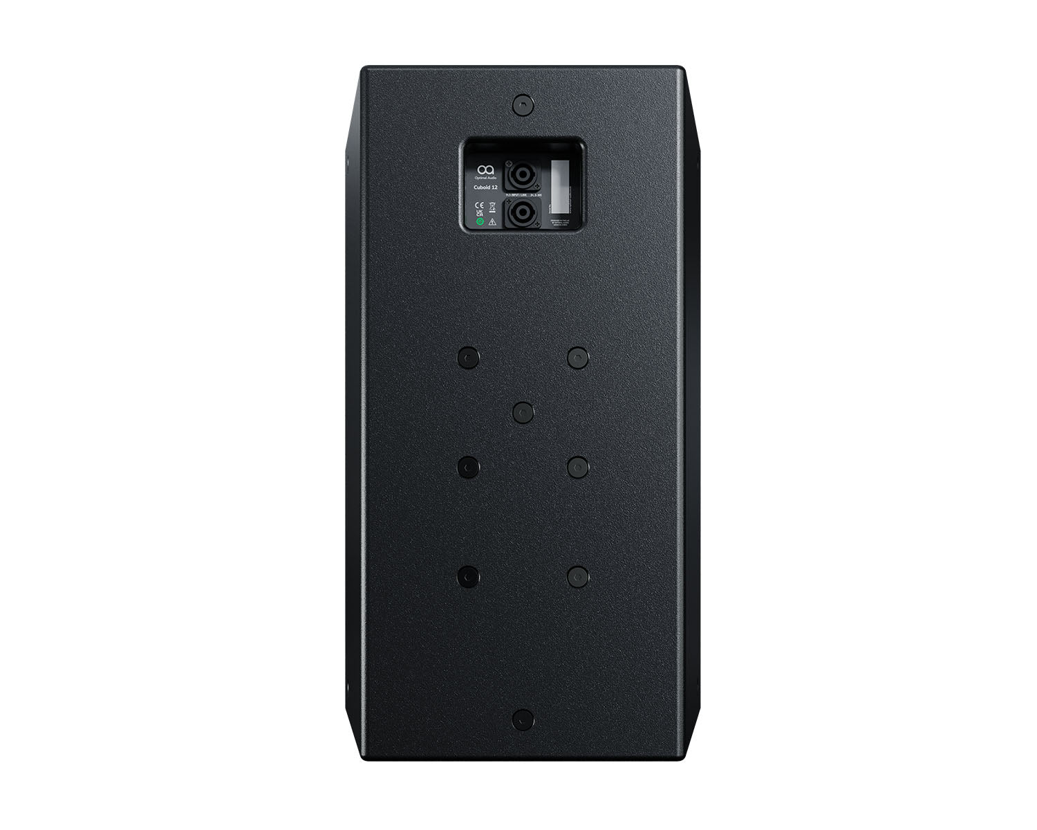 OPACUBOID12B - Optimal Audio Cuboid 12 Two Way 12inch Passive Loudspeaker 300W @ 8ohm Black Image 3