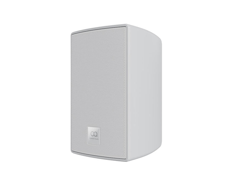 OPACUBOID3W - Optimal Audio Cuboid 3 Two Way 3inch Passive Loudspeaker 30W @ 8ohm White Image 1