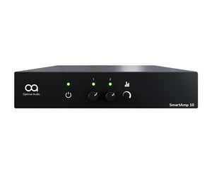 OPASAMP10 - Optimal Audio SmartAmp 10 2x125W Amplifier with Integral DSP 100V Half Rack 1U Image 1