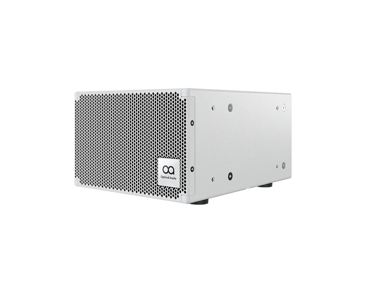 OPASUB6W - Optimal Audio Sub 6 Ultra compact 6inch Cabinet Subwoofer 250w @ 8ohm White Image 1