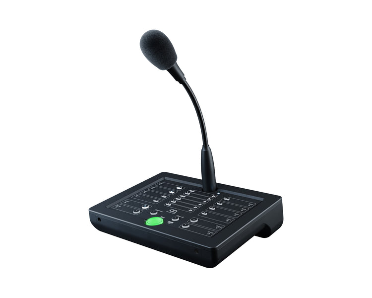 OPATALK8 - Optimal Audio Talk 8 8 Zone Digital Paging Station with Gooseneck Image 1