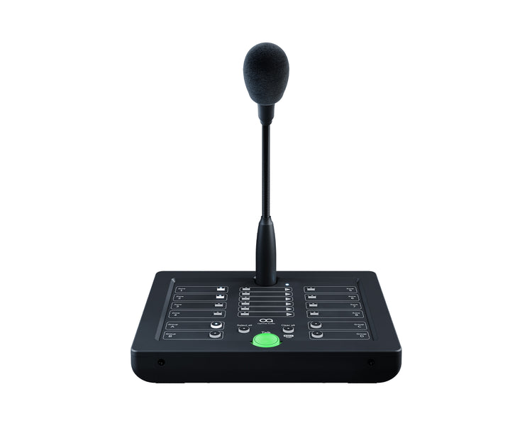 OPATALK8 - Optimal Audio Talk 8 8 Zone Digital Paging Station with Gooseneck Image 2
