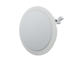 OPAUP4OW - Optimal Audio Up 4O Full Range 4inch Ceiling Speaker with Open Back 6W @100V White Image 1