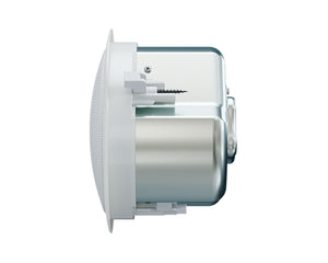 OPAUP4SW - Optimal Audio Up 4S Two Way 4inch Low Profile Ceiling Speaker 8W @ 100V White Image 3