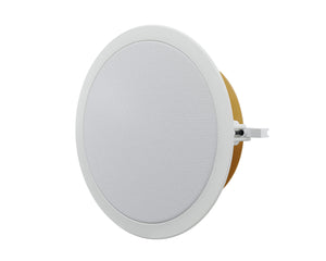 OPAUP6OW - Optimal Audio Up 6O Two Way 6inch Ceiling Speaker with Open Back 60W @ 100V White Image 1
