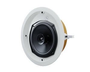 OPAUP6OW - Optimal Audio Up 6O Two Way 6inch Ceiling Speaker with Open Back 60W @ 100V White Image 2