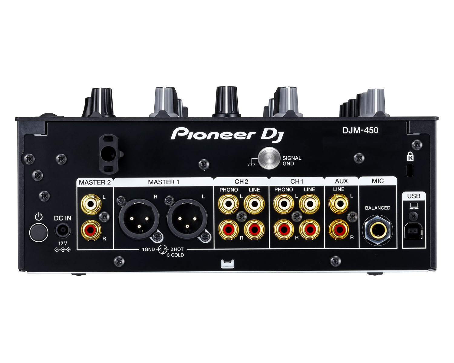 PIODJM450.P - Pioneer DJ DJM 450K 2Ch DJ Mixer with USB and On Board Effects BLACK Image 4