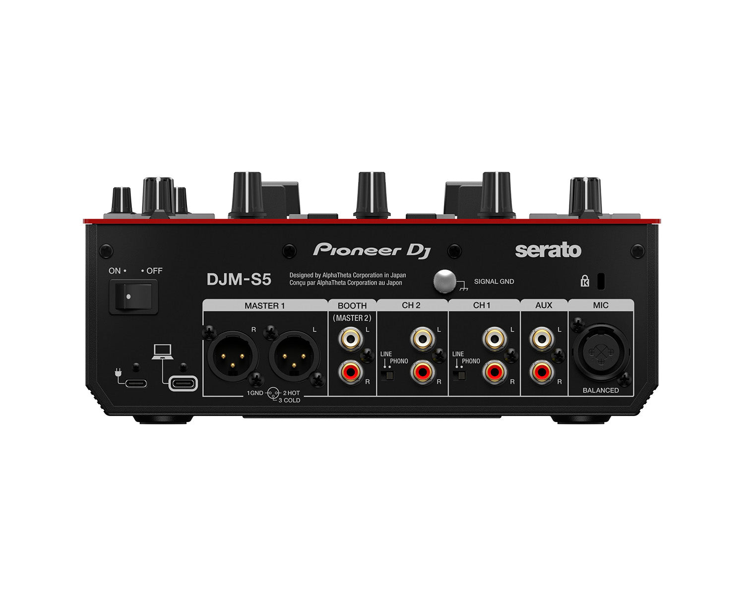 PIODJMS5.P - Pioneer DJ DJM S5 2 Channel Scratch DJ Battle Mixer for Serato DJ Pro Image 5