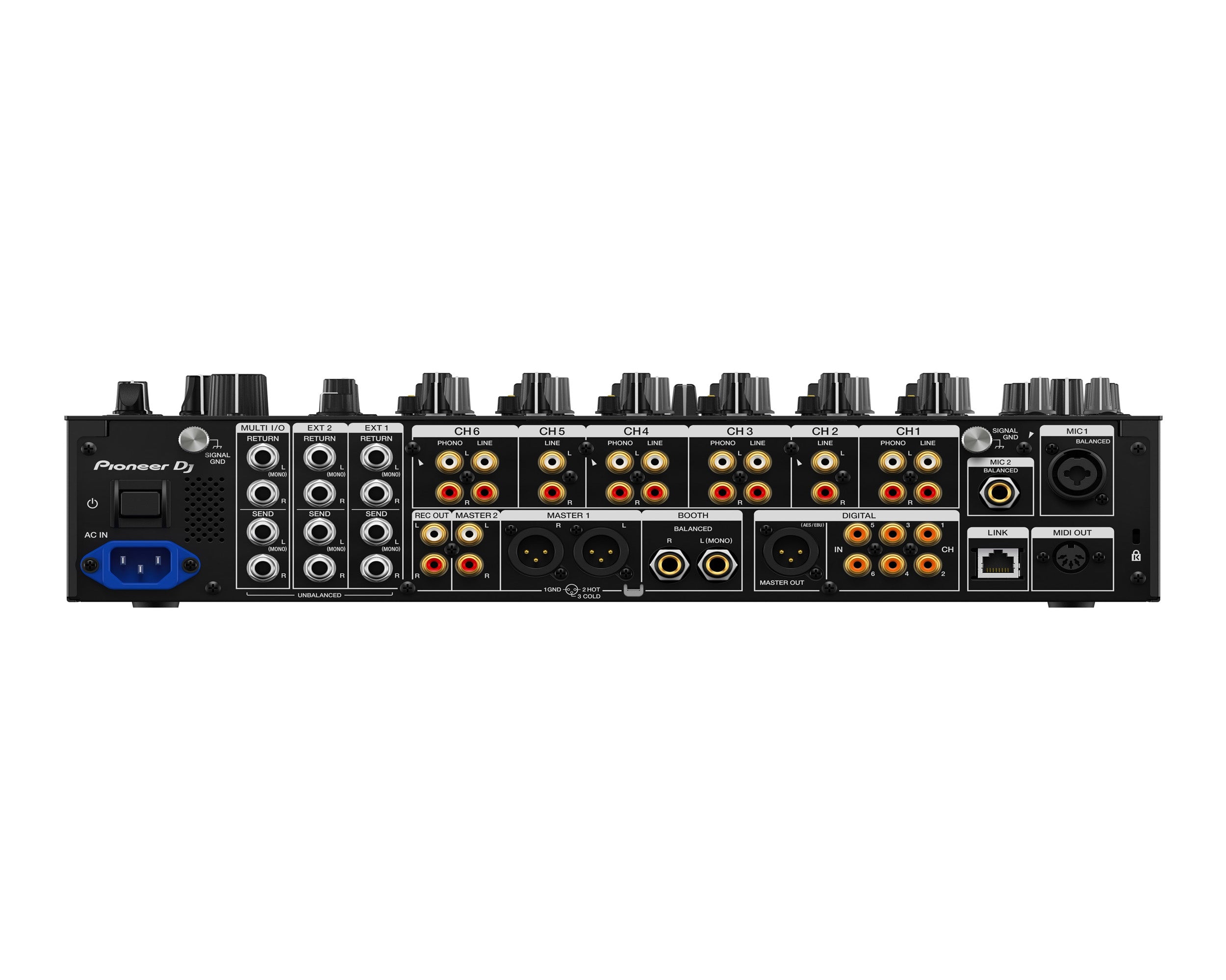 PIODJMV10.P - Pioneer DJ DJM V10 6 Channel Professional DJ Mixer 96 Bit or 4 Band EQ Image 3