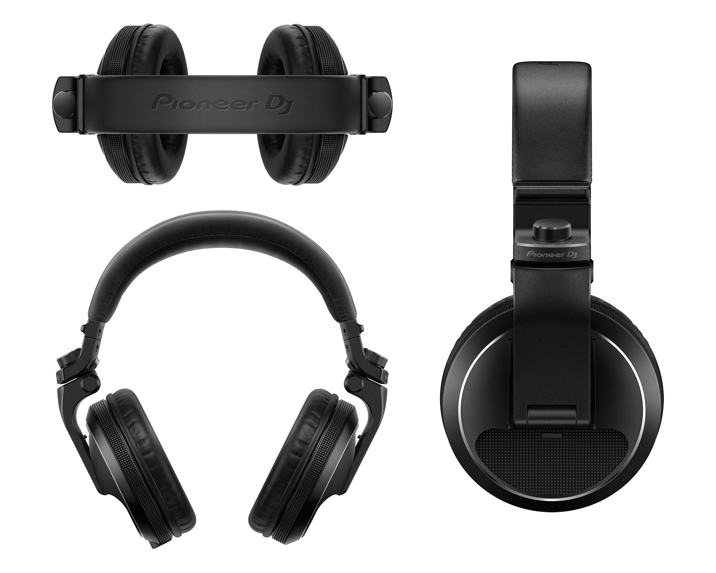 PIOHDJX5.C - Pioneer DJ HDJ X5 K Pro DJ 40mm Headphones with Swivel Ear Black Image 3