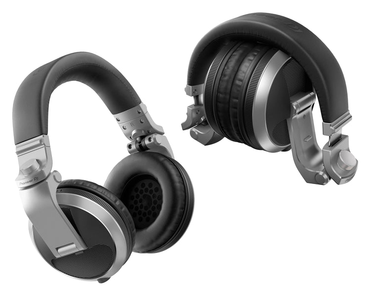 PIOHDJX5S.C - Pioneer DJ HDJ X5 S Pro DJ 40mm Headphones with Swivel Ear Silver Image 2