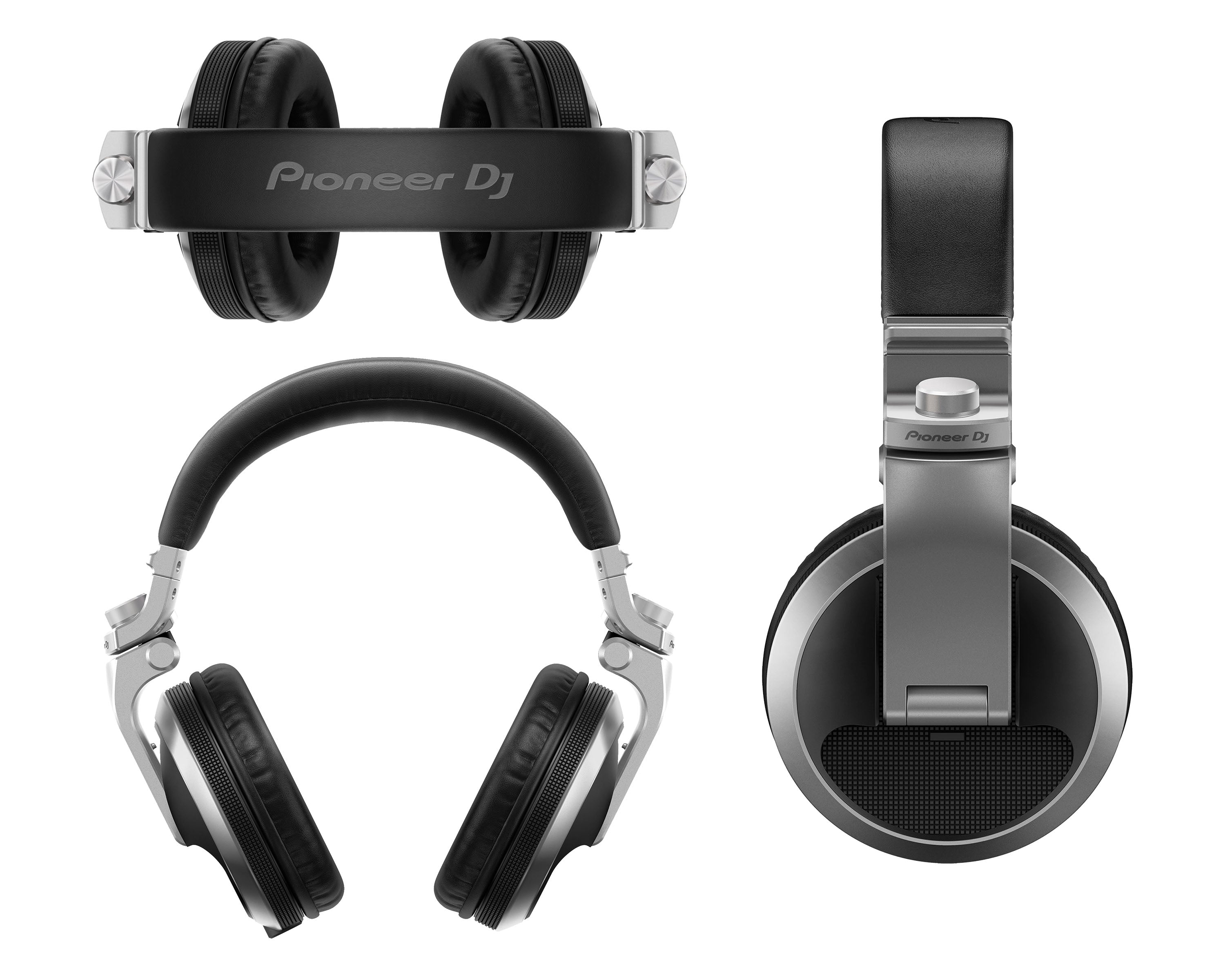 PIOHDJX5S.C - Pioneer DJ HDJ X5 S Pro DJ 40mm Headphones with Swivel Ear Silver Image 3