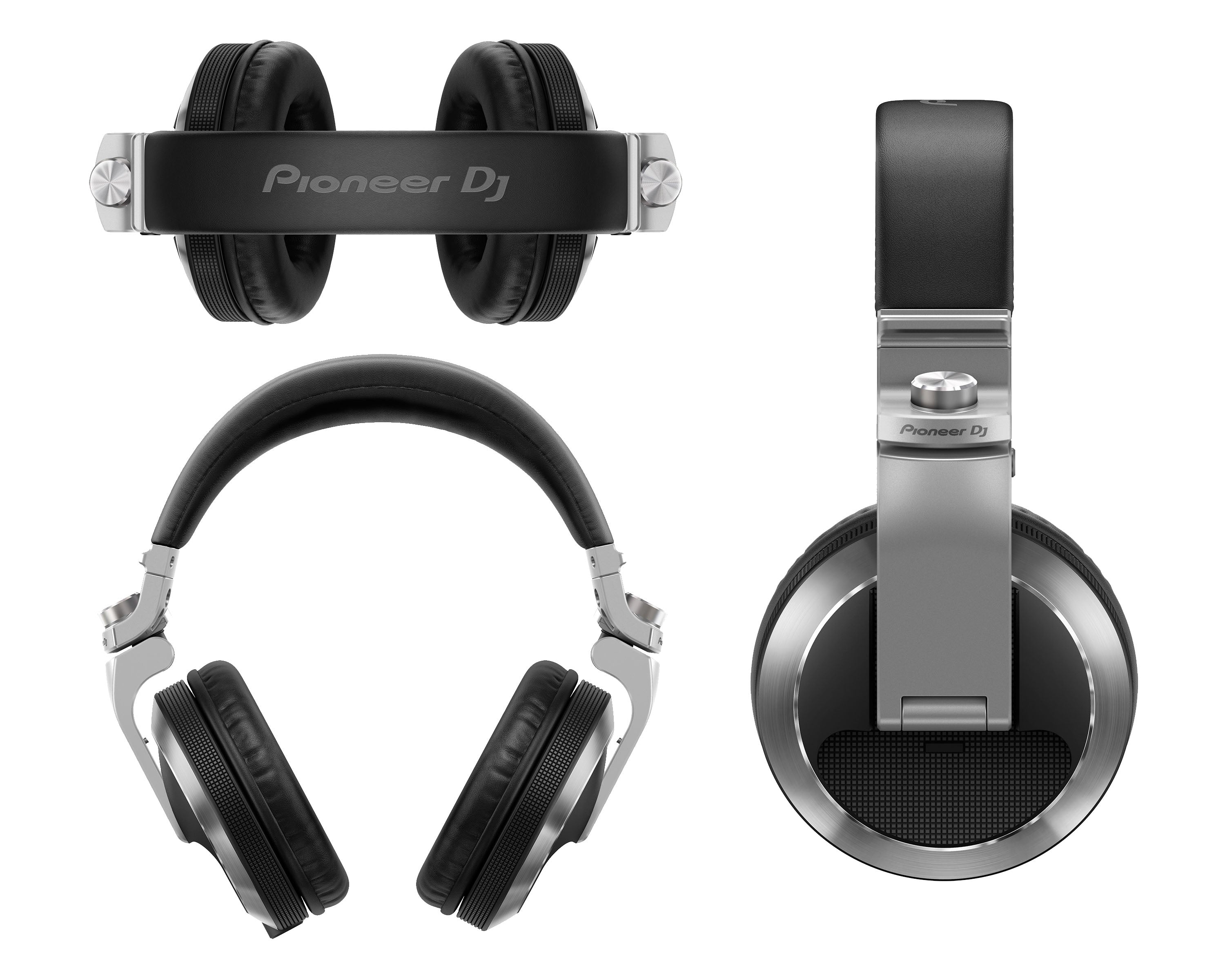 PIOHDJX7S.C - Pioneer DJ HDJ X7 S Pro DJ 50mm Headphones with Swivel Ear Silver Image 3