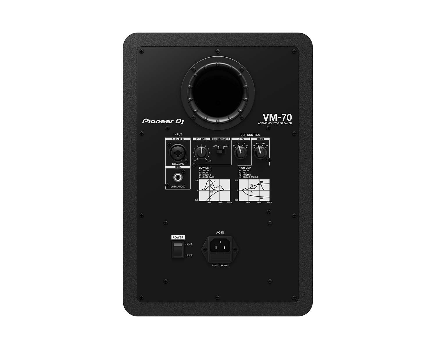 PIOVM70.C - Pioneer DJ VM 70 6.5inch 2 Way Class D Active Monitor with DSP EACH Black Image 3