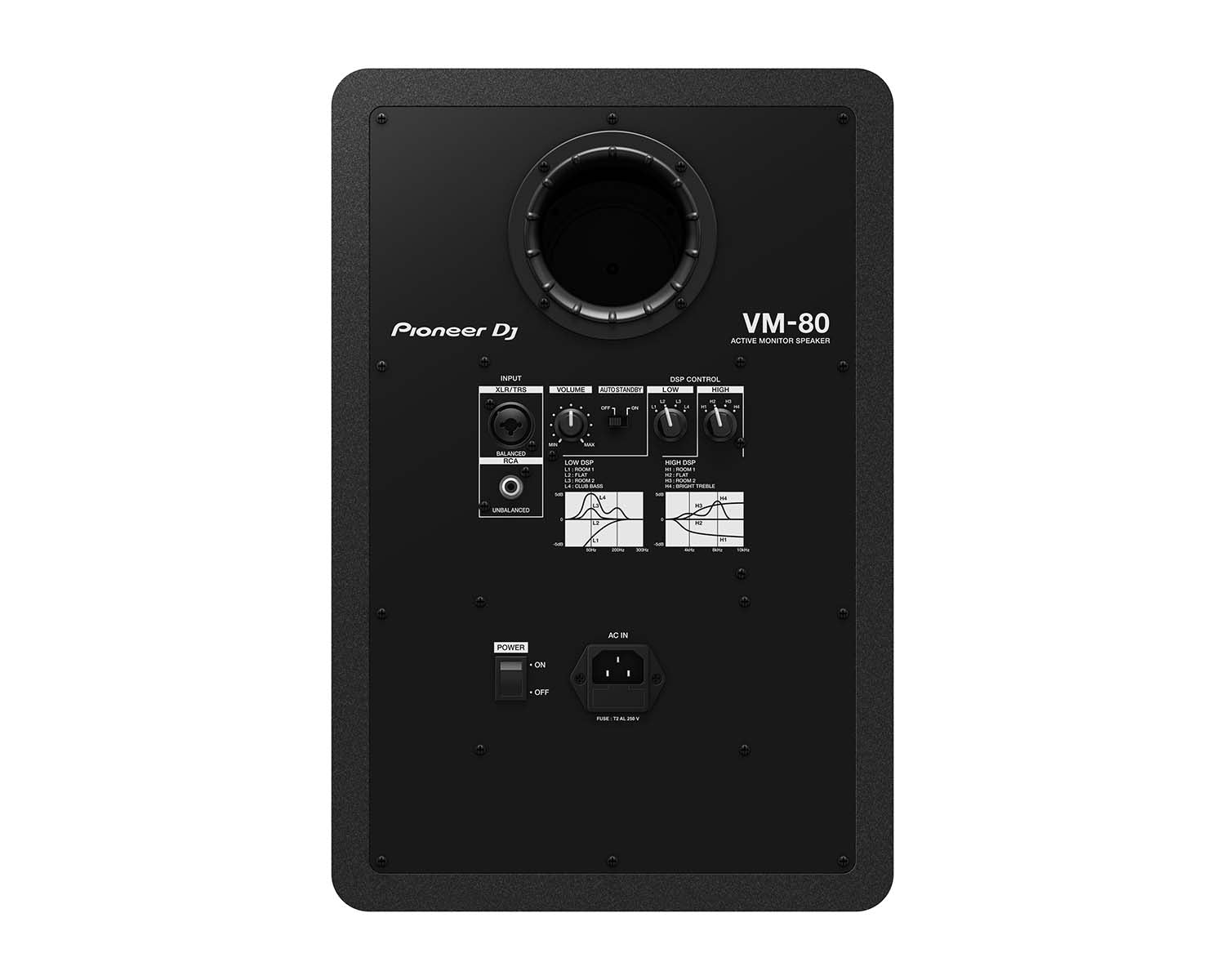 PIOVM80.C - Pioneer DJ VM 80 8inch 2 Way Class D Active Monitor with DSP EACH Black Image 3