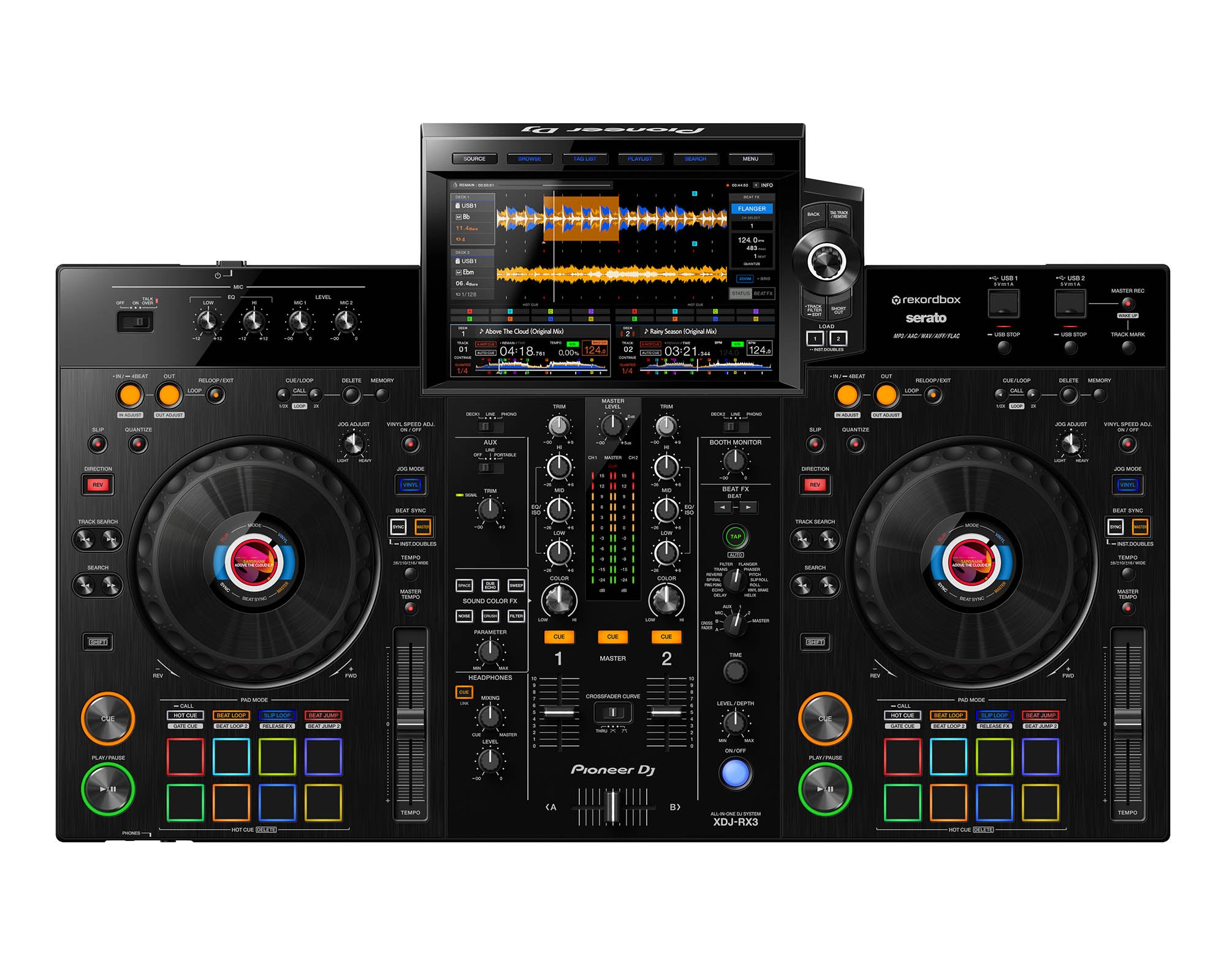 PIOXDJRX3.P - Pioneer DJ XDJ RX3 All in One 2 Ch Performance DJ System rekordbox or Serato Image 1