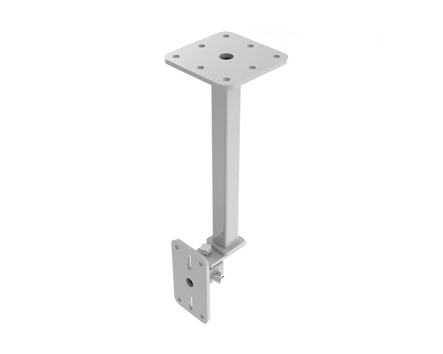 POWCMFB75W - Powerdrive CMFB75 W Back Mount Ceiling Bracket 340mm Drop Type 75 18kg White Image 1
