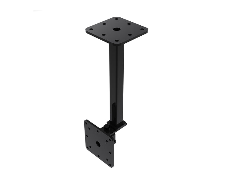 POWCMFBVESAB - Powerdrive CMFBVESA100 B Back Mount Ceiling Bracket 340mm Drop VESA 18kg Blk Image 1