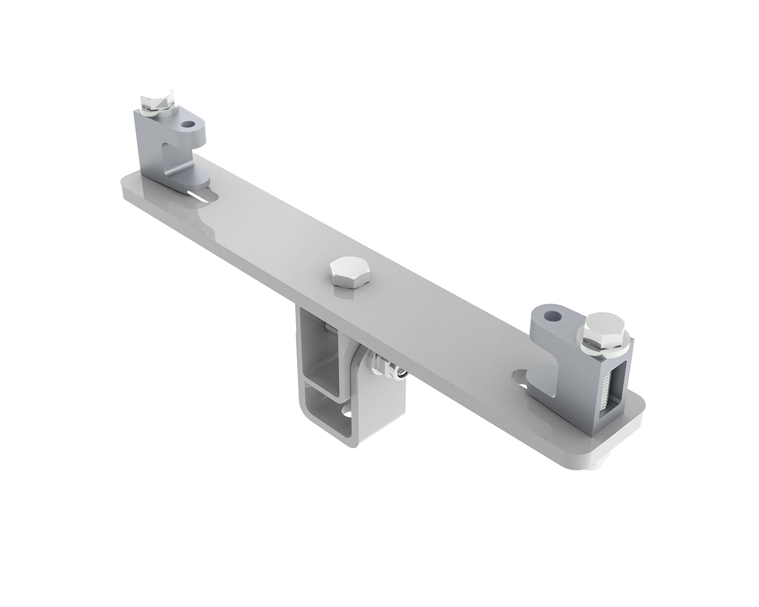 POWKBD1000LW - Powerdrive KBD1000L W Girder Bracket 230mm 320mm Variable Angle Drop White Image 1