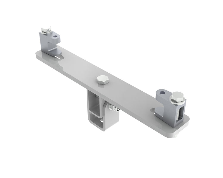 POWKBD1000LW - Powerdrive KBD1000L W Girder Bracket 230mm 320mm Variable Angle Drop White Image 1