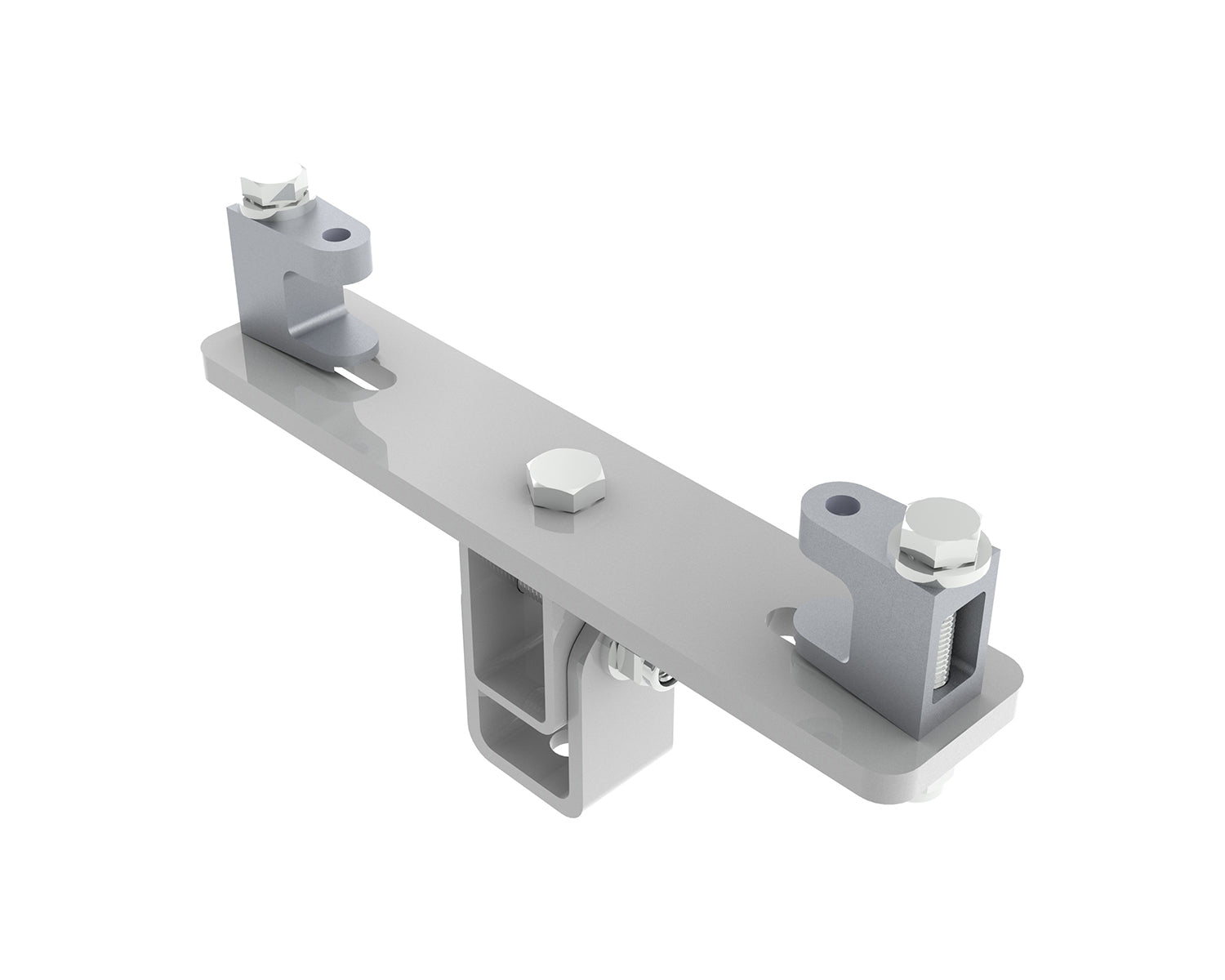 POWKBD1000MW - Powerdrive KBD1000M W Girder Bracket 145mm 235mm Variable Angle Drop White Image 1