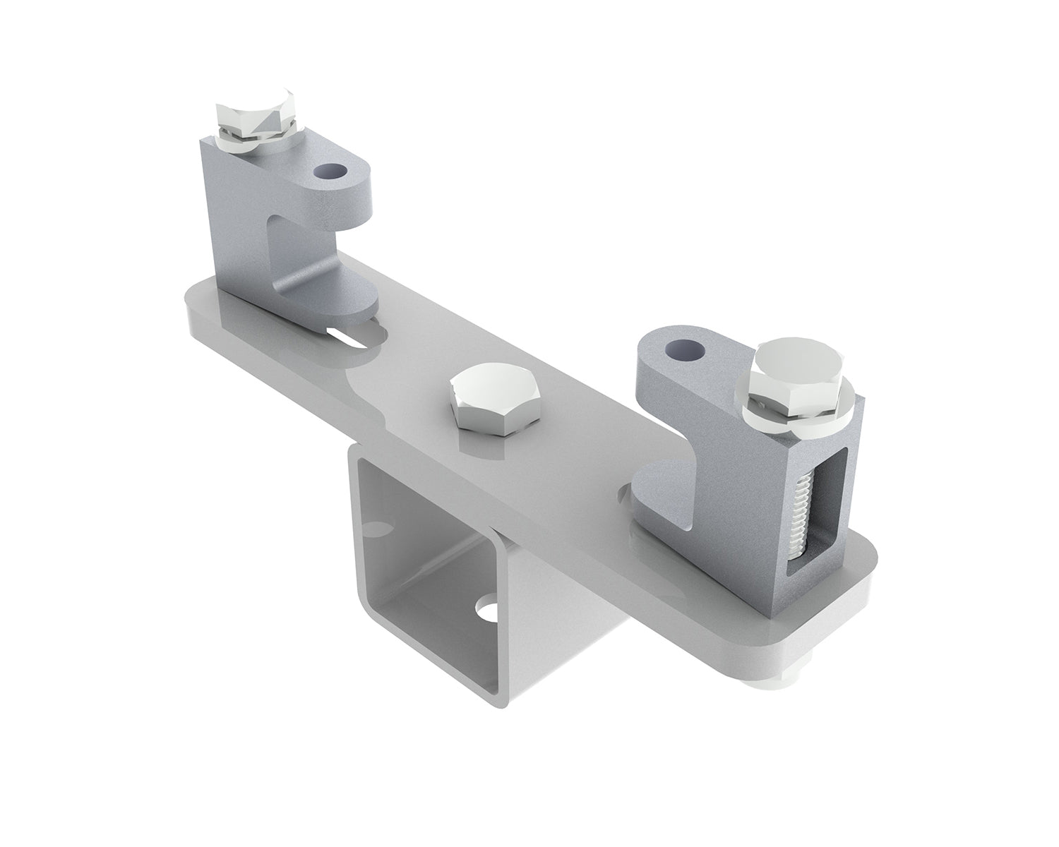 POWKBD2000SW - Powerdrive KBD2000S W Girder Bracket 75mm 155mm Fixed Drop White Image 1