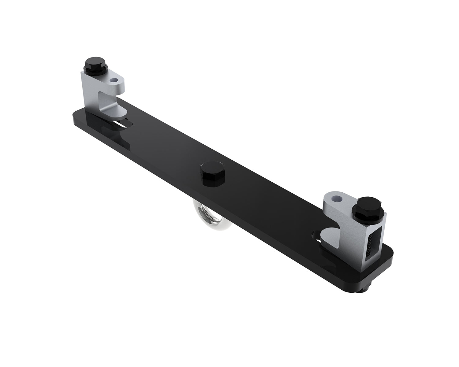 POWKBD3000LB - Powerdrive KBD3000L B Girder Bracket 230mm 320mm M12 Eyebolt Black Image 1