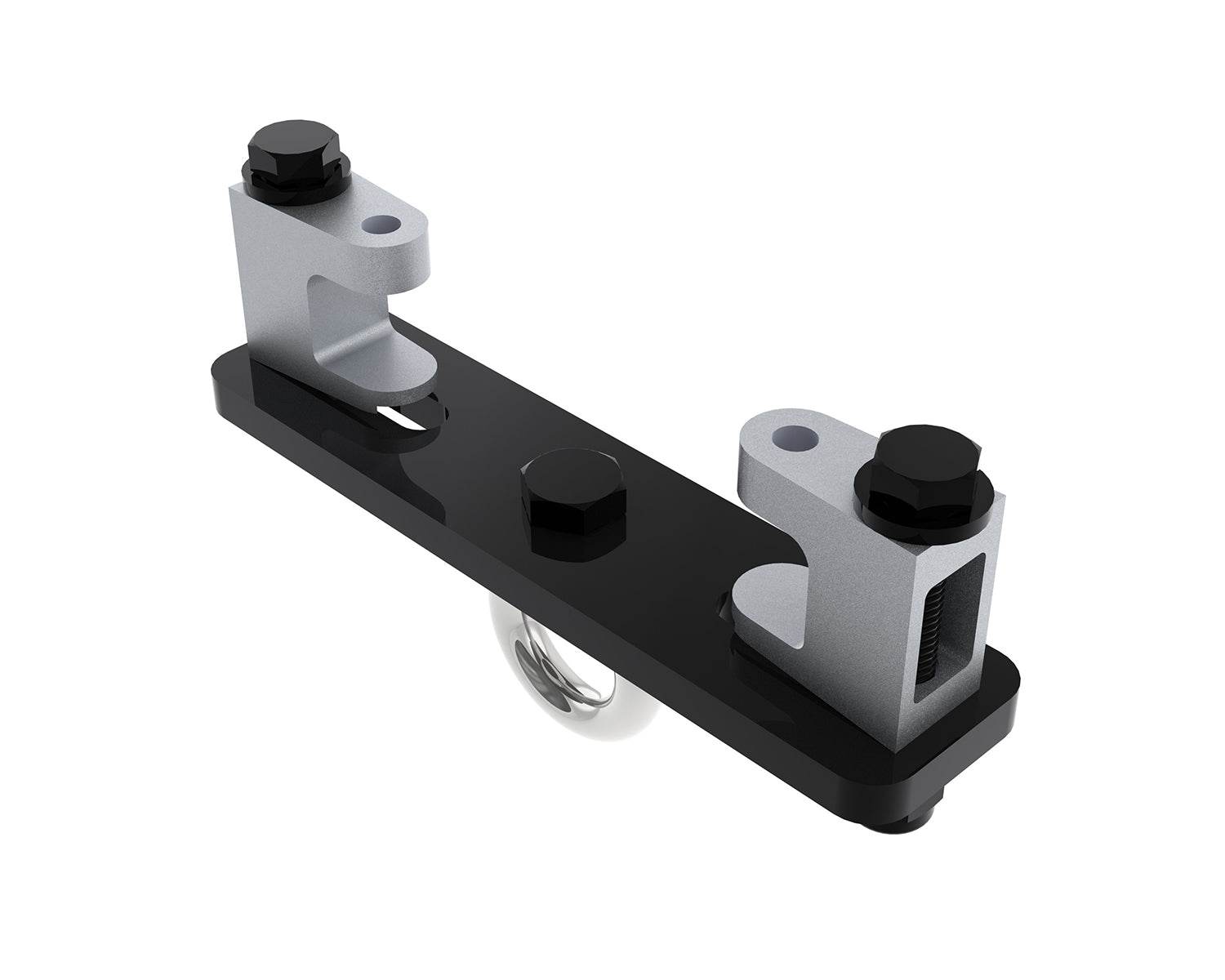 POWKBD3000SB - Powerdrive KBD3000S B Girder Bracket 75mm 155mm M12 Eyebolt Black Image 1
