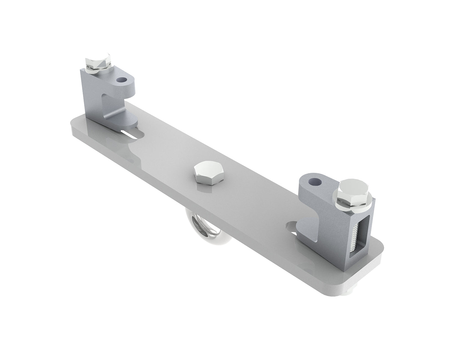 POWKBD3MW - Powerdrive KBD3000M W Girder Bracket 145mm 235mm M12 Eyebolt White Image 1
