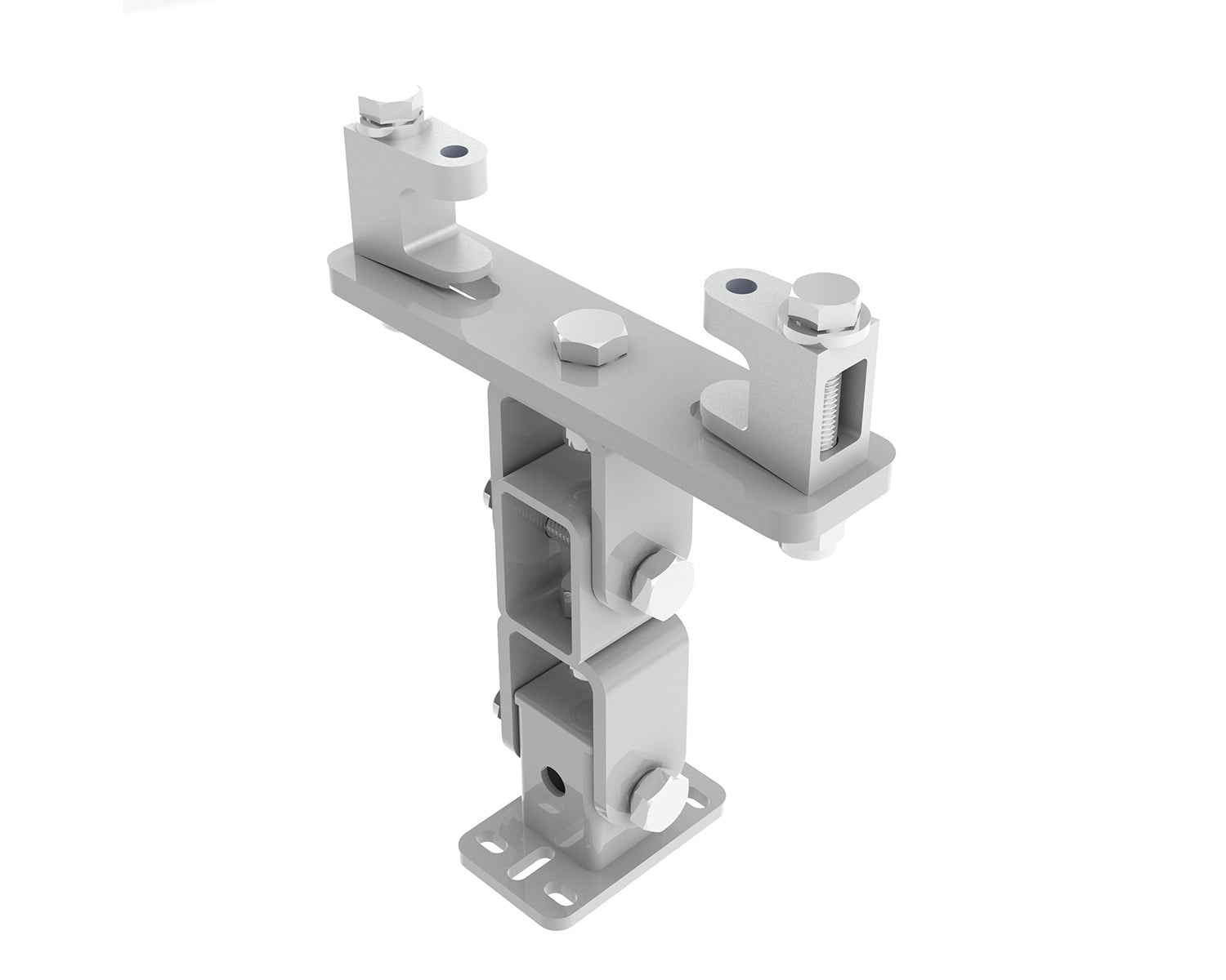 POWKBD4050SW - Powerdrive KBD4050S W Girder Bracket 75mm 155mm Type 50 Plate White Image 1
