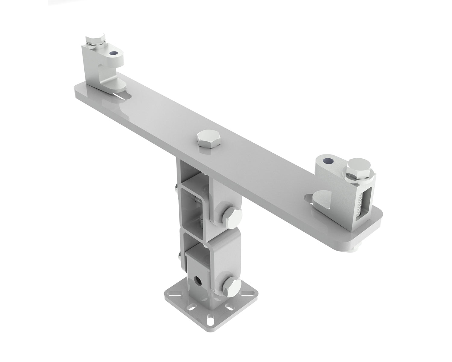 POWKBD4060LW - Powerdrive KBD4060L W Girder Bracket 230mm 320mm Type 60 Plate White Image 1