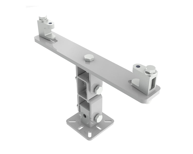 POWKBD4080LW - Powerdrive KBD4080L W Girder Bracket 230mm 320mm Type 80 Plate White Image 1