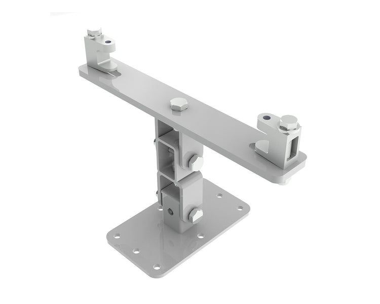 POWKBD4120LW - Powerdrive KBD4120L W Girder Bracket 230mm 320mm Type 120 Plate White Image 1