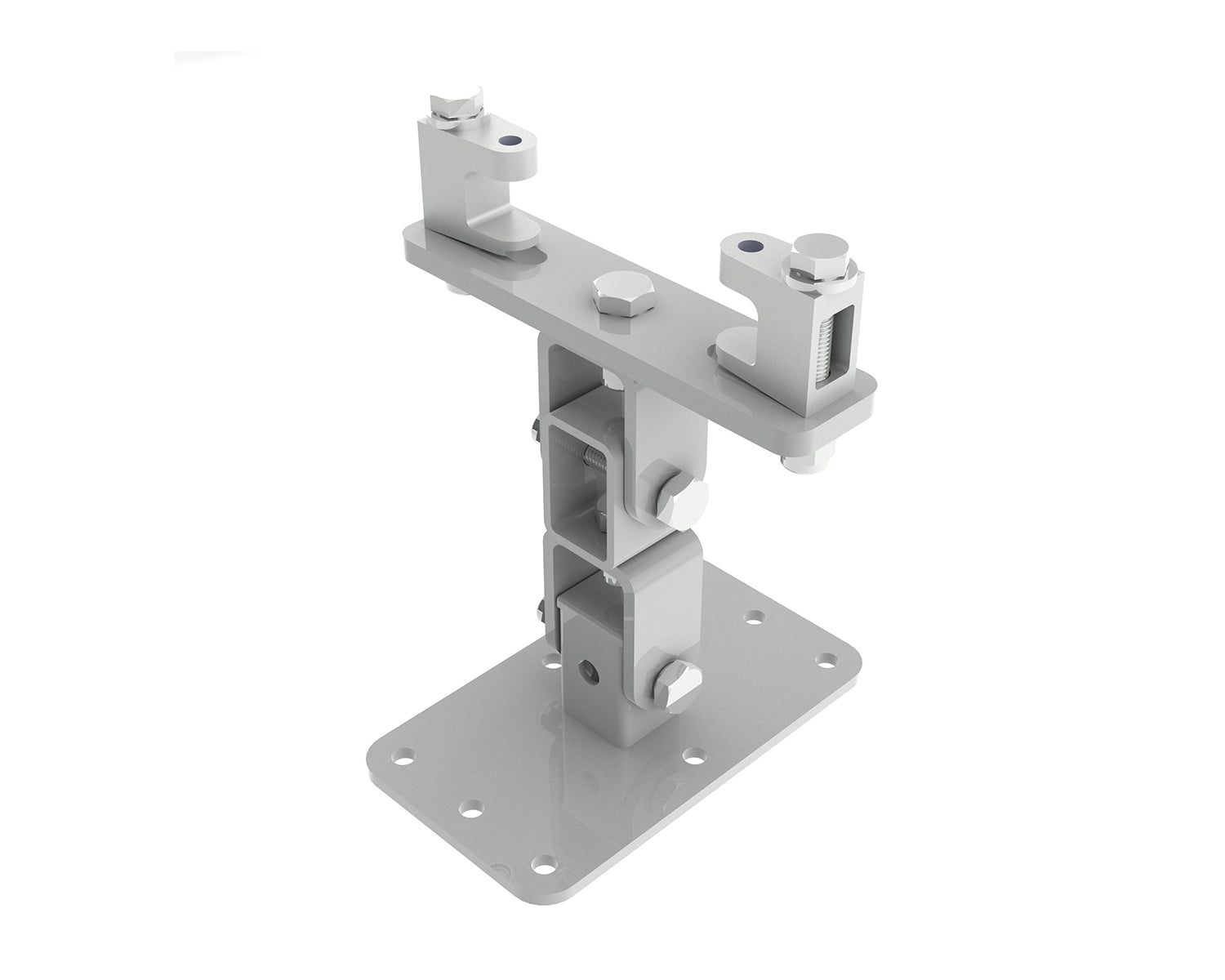 POWKBD4120SW - Powerdrive KBD4120S W Girder Bracket 75mm 155mm Type 120 Plate White Image 1