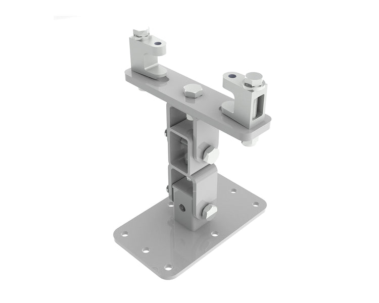 POWKBD4120SW - Powerdrive KBD4120S W Girder Bracket 75mm 155mm Type 120 Plate White Image 1