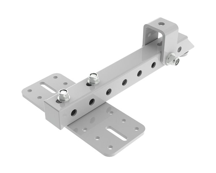 POWMM140LW - Powerdrive MM140L W Top Mount Bracket with Tilt or Swivel 363mm M821 Plate Wht Image 1